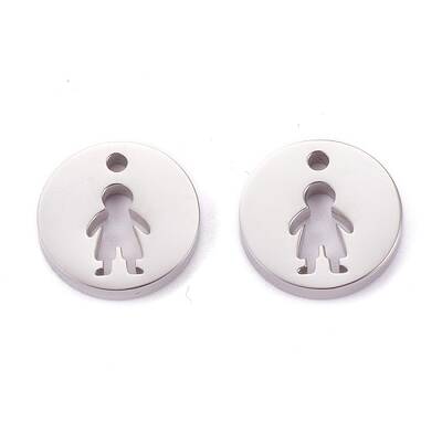 Non-Tarnish 304 Stainless Steel Charms