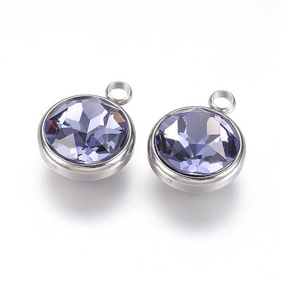 Glass Rhinestone Charms
