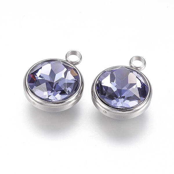 Glass Rhinestone Charms