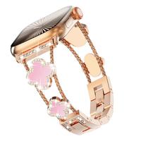 Casing Bee Blossom Radiance Stainless Steel Watch Band for Apple Watch, Bracelet Wristband Compatible with iWatch Series Wear...