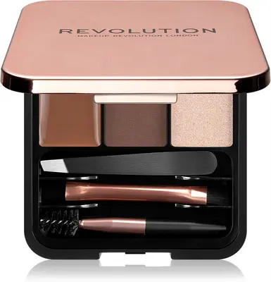 Makeup Revolution Brow Sculpt Kit - Medium