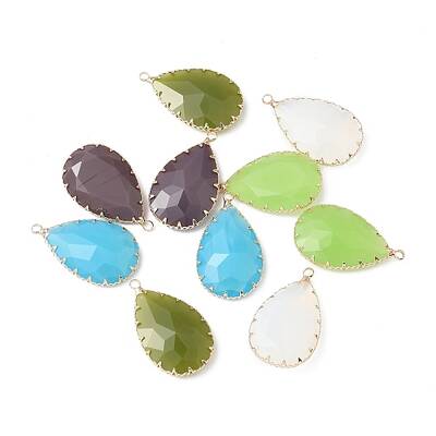 Brass Glass Pendants