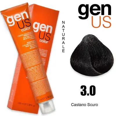 Crema Colorante Permanente Genus 100 Ml 3.0