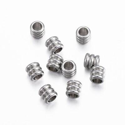 Tarnish Resistant 316 Stainless Steel Spacer Beads