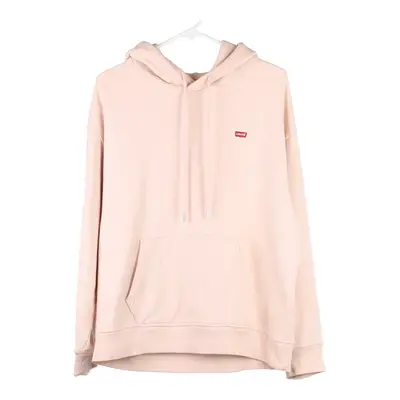 Levis Hoodie - Medium Pink Cotton Blend