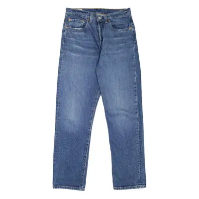 LEVI'S 501 BIG E Jeans Womens Blue Regular Straight Stone Wash W27 L28