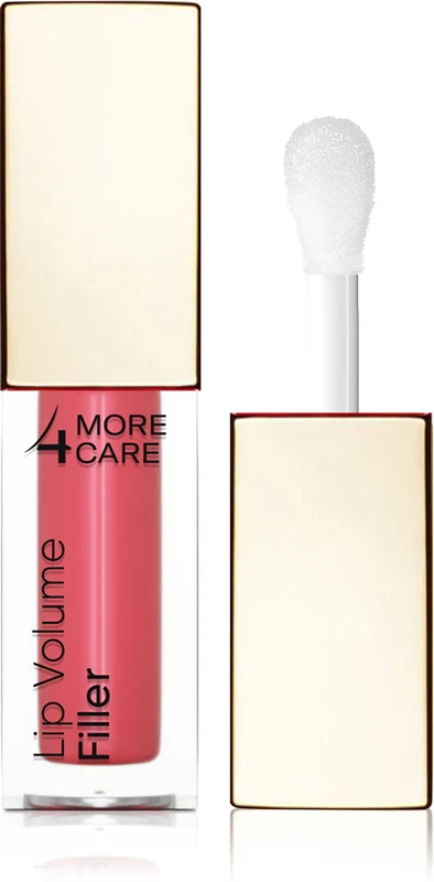 More4Care Lip Volume Filler volumizing lip gloss color Juicy Pink 4.8 g