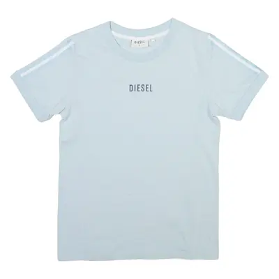 DIESEL Womens T-Shirt Blue Crew Neck S
