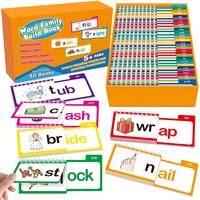 30 Read and Rhyme Flip  Books,Reading and Rhyming word,Prefixes Word Families, Learn to Read
