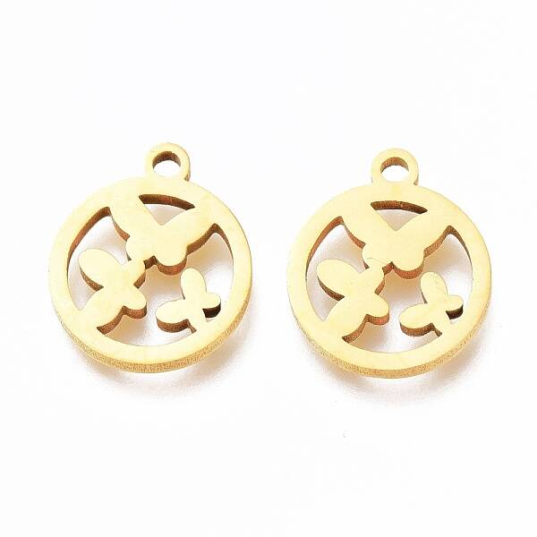 Ion Plating(IP) 201 Stainless Steel Charms