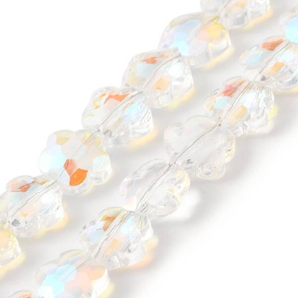 Electroplate Glass Beads Strands