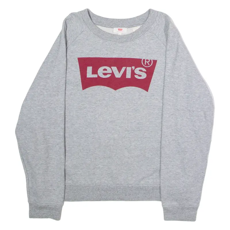 LEVI'S Mens Sweatshirt Grey Crew Neck M