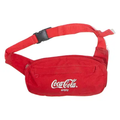 COCA COLA Mens Bum Bag Red Synthetic