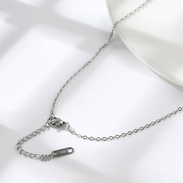 Non-Tarnish 304 Stainless Steel Cable Chain Necklace for Men Women