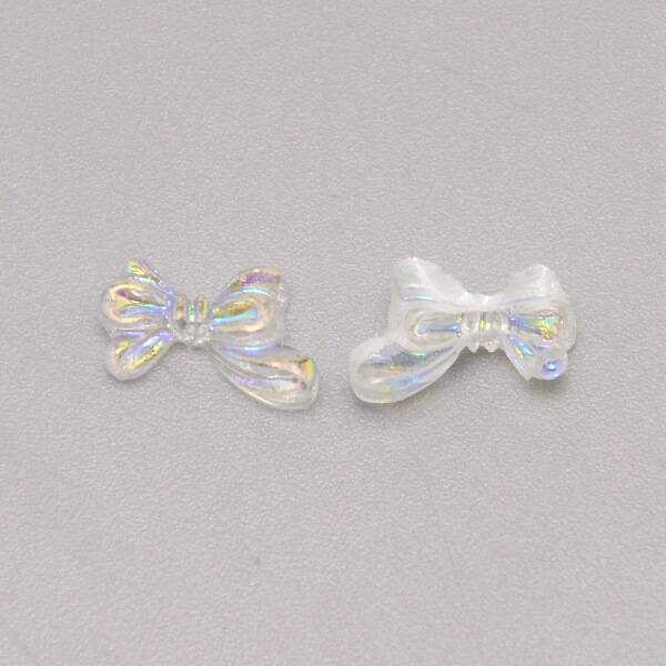 Resin 3D Bowknot Nail Art Cabochons Decorations