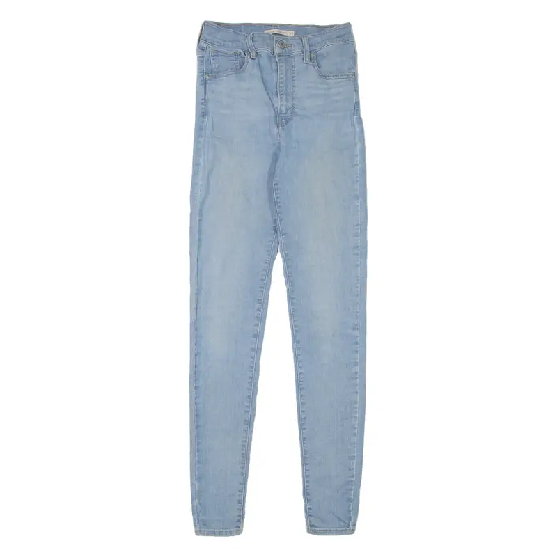 LEVI'S Mile High Womens Jeans Blue Slim Skinny Stone Wash W26 L32