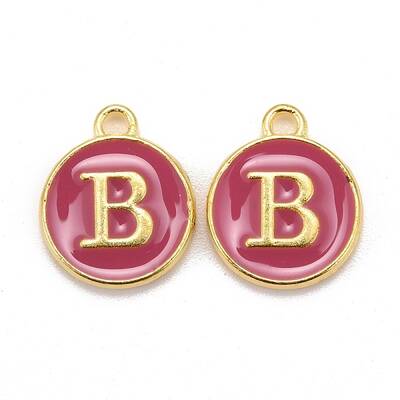 Golden Plated Alloy Enamel Charms