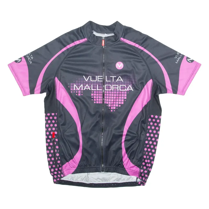 MAX Cycling Mens Jersey Black High Neck L