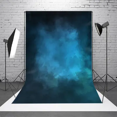 Aperturee Blue Green Abstract Texture Backdrop For Photography