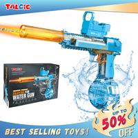 Talgic Multiplayer Team Game Toys Electric Automatic Water Machine Powerful, 32 Feet Shooting, Colored Lights, Summer Outdoor...