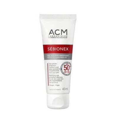 Acm Mattifying sun gel SPF 50 + Sébionex 40 ml