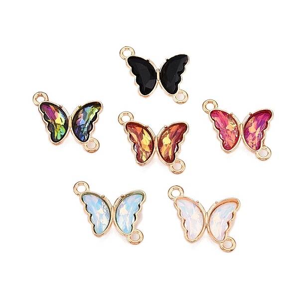 Alloy Glass Charms