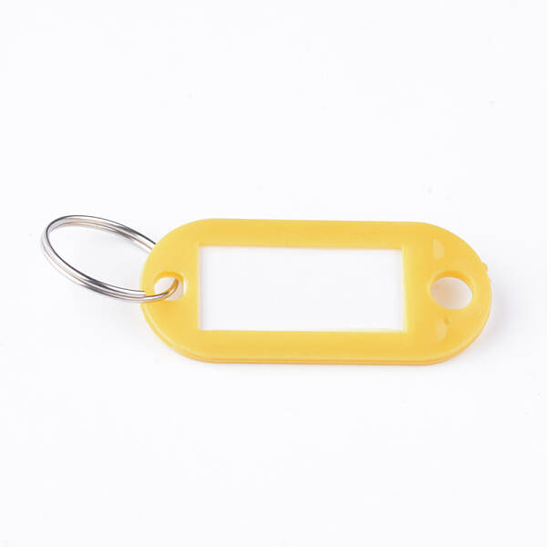Plastic Badge Holders with Iron Rings