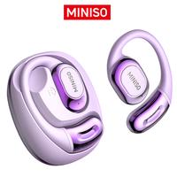 MINISO MS156 True Wireless Open Ear Headphones Bluetooth 5.4 Bone Conduction Earphones Over Ear TWS Headset for iPhone Androi...