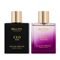 BellaVita Luxury's Power Couple | 2x100ml Perfumes | CEO Man & Date Woman | Perfume for Men & Women | Long Lasting | Eau De P...