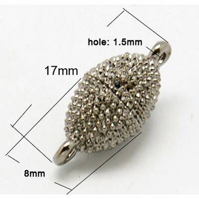 Alloy Magnetic Clasps with Loops