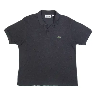 LACOSTE Mens Polo Shirt Grey M