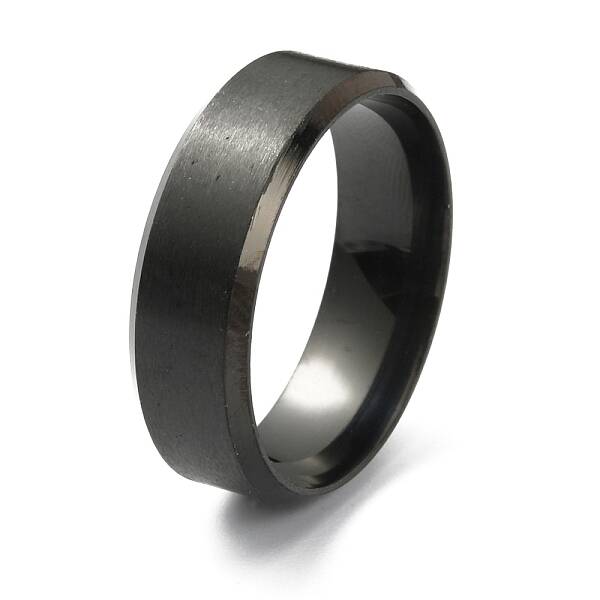 201 Stainless Steel Plain Band Ring for Men Women