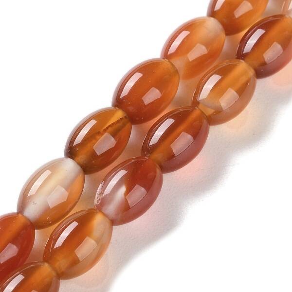 Natural Red Agate Beads Strands
