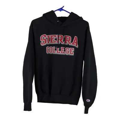 Sierra College Champion College Hoodie - Small Navy Cotton Blend
