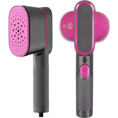 Handheld Travel Steamer & Iron 2-in-1 - 9s Heat-up, Ceramic Panel, Rotatable Head