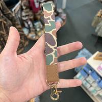 Old School Camo Short Wrist Lanyard PGS Keychain