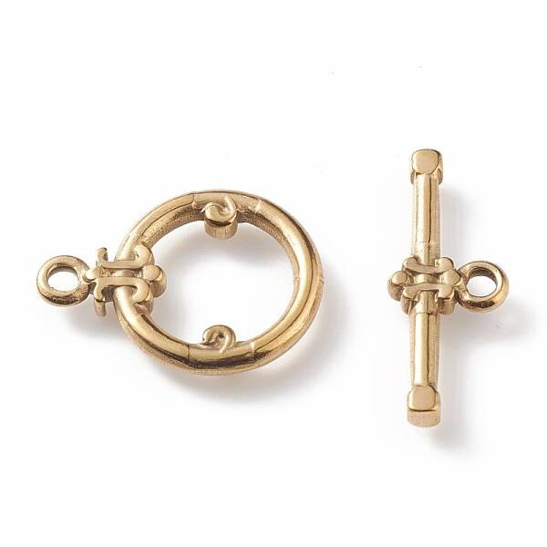 Ion Plating(IP) 304 Stainless Steel Toggle Clasps