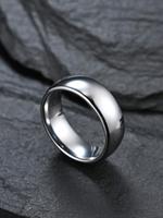 Simple Fashion Titanium Steel Ring, Casual Versatile Jewelry for Men & Women, Trendy All-match & Exquisite Jewelry for Birthd...