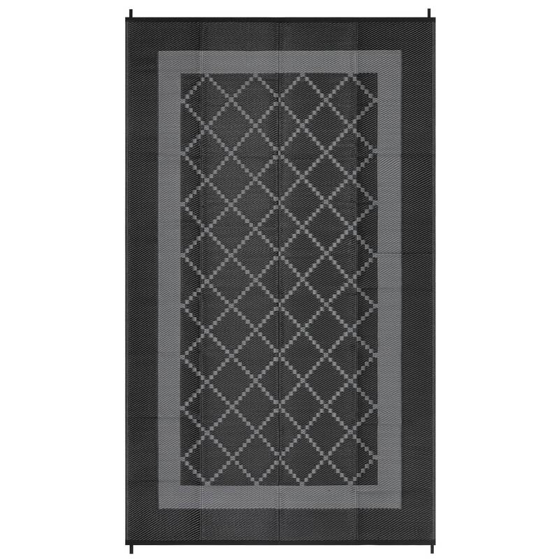 Garvee Waterproof Outdoor Rug 8x10 Reversible Plastic Straw Rug Modern Geometric Large Floor Carpet Lightweight Foldable Camp...