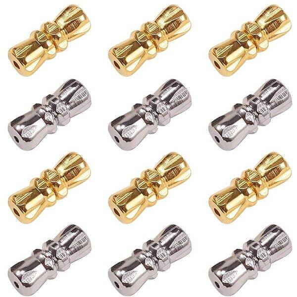 100 sets Barrel Screw Clasps Jewelry Connector Screw Twist Clasps Copper End Tip Barrel Clasps for Necklace Bracelet Jewelry ...