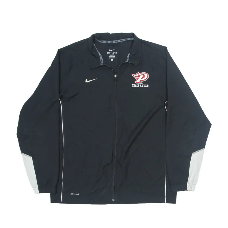 NIKE Dry-Fit Track Jacket Black Mens L