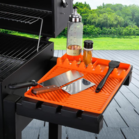 Silicone Griddle Tools Mat, 1 Count Waterproof & Oil-proof Spatula Drain Pad, Multifunctional Side Shelf Mat for Kitchen Cook...