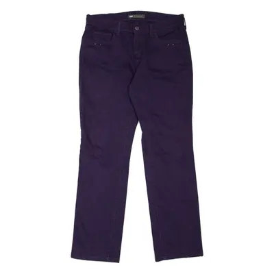 LEVI'S 505 Womens Jeans Purple Regular Straight W32 L32