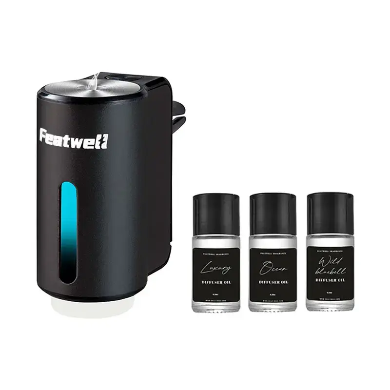 Featwell Car Air Fresheners ,Car Diffuser , Vent ClipsPerfume Essential Oil ,Car Air Fresheners withThree Adjustable，USB Re...