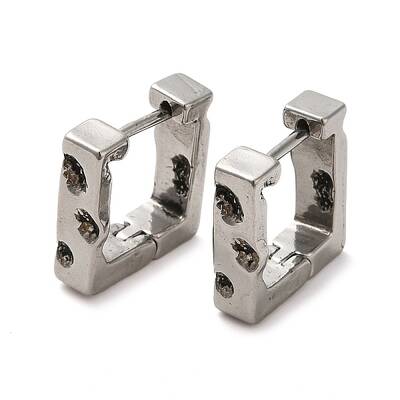 Non-Tarnish 316 Surgical Stainless Steel Hoop Earrings