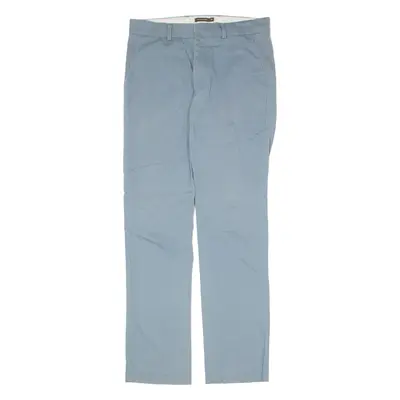 DOCKERS D0 Mens Twill Trousers Blue Slim Tapered W32 L32