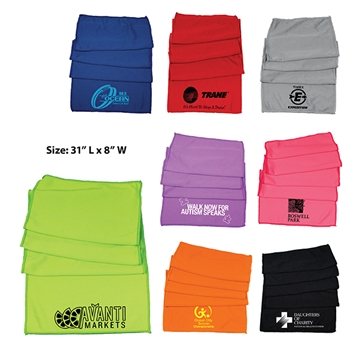 150 Customized Cooling Towel - Machine Washable