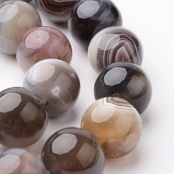 Natural Botswana Agate Bead Strands