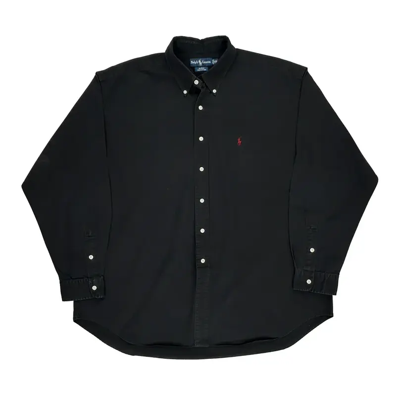 Blake Ralph Lauren Shirt - 2XL Black Cotton | Size: xx-large