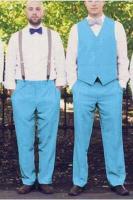 Light Blue Tuxedo - Blue Wedding tuxedo